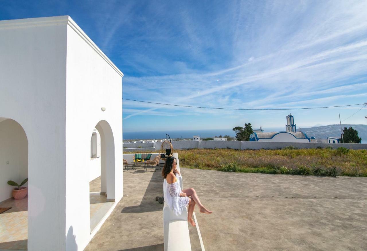 Caldera Sunset Villa Megalochori  Dış mekan fotoğraf