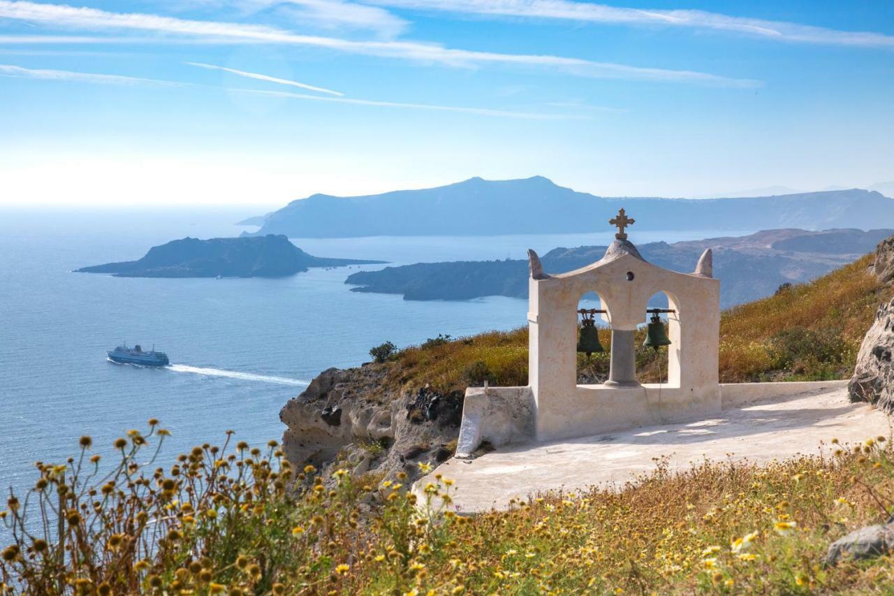 Caldera Sunset Villa Megalochori  Dış mekan fotoğraf