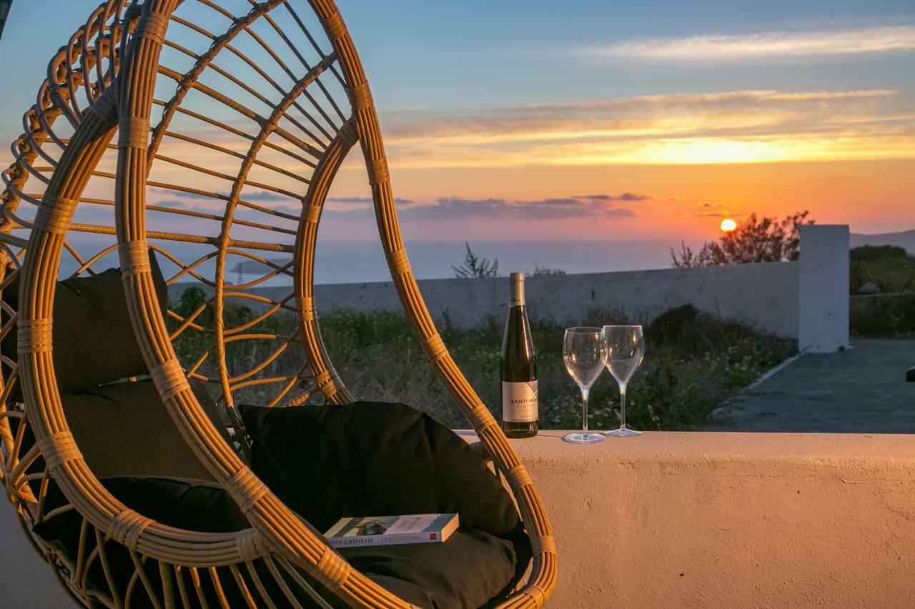 Caldera Sunset Villa Megalochori  Dış mekan fotoğraf