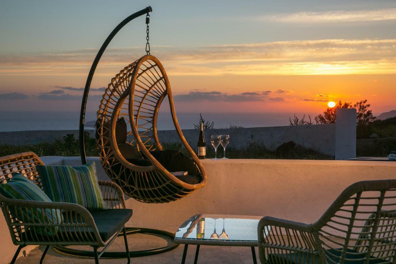 Caldera Sunset Villa Megalochori  Dış mekan fotoğraf